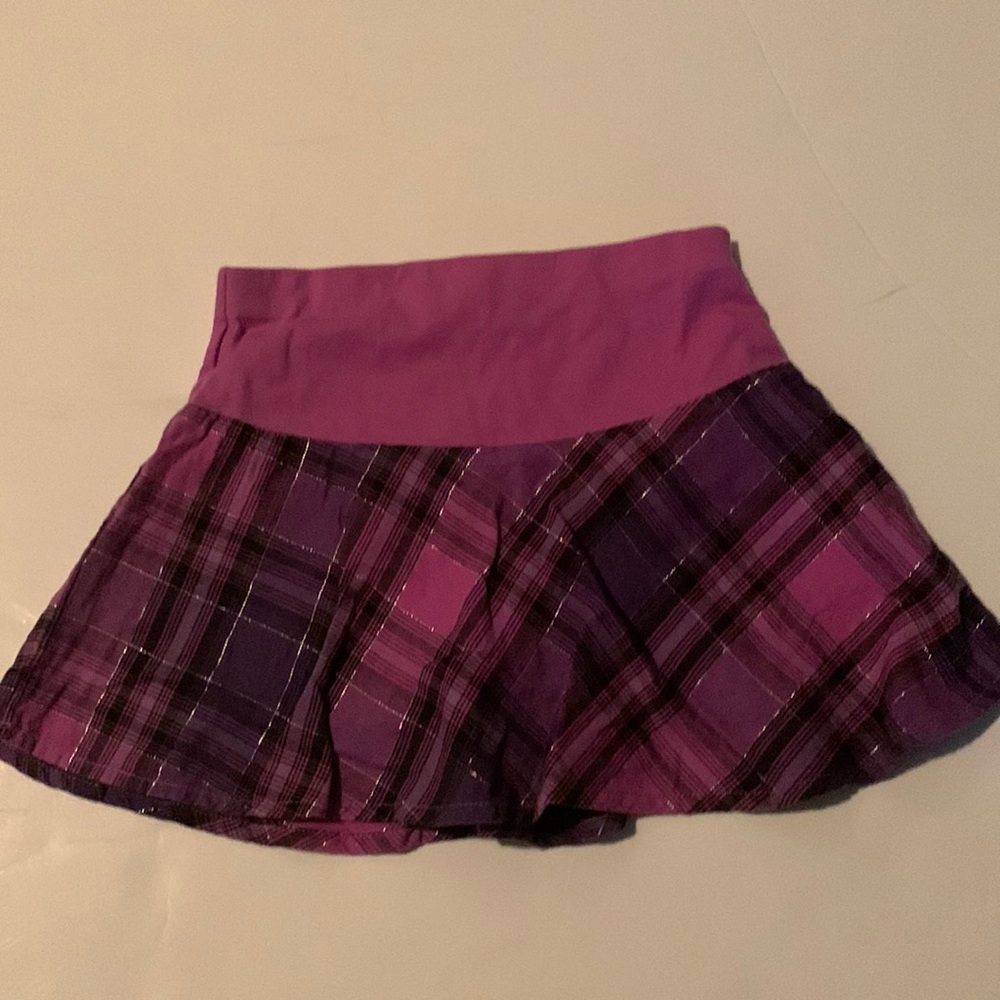 Girls Preppy skort for summer plaid